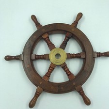 Nautique Bois Et Laiton Bateau