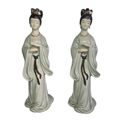 04m3 ancienne paire statues - 04m3,