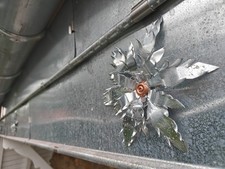 Fleur en zinc fait à la main (5 pièces)