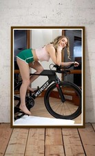 Specialized Shiv Glamor Girl A4 Advertising Poster Campagnolo Super Record XTR C