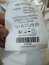 protège matelas Françoise Saget 140/190 cm