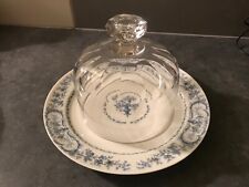 Superbe cloche en cristal décor table maison de famille rétro art de la table