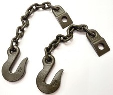 JEEP WILLYS REMORQUE 1/4T CHAINE SECURITE (jeu de 2)