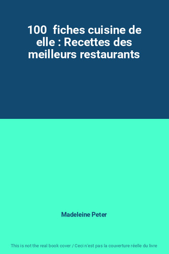 100 fiches cuisine - fiches,