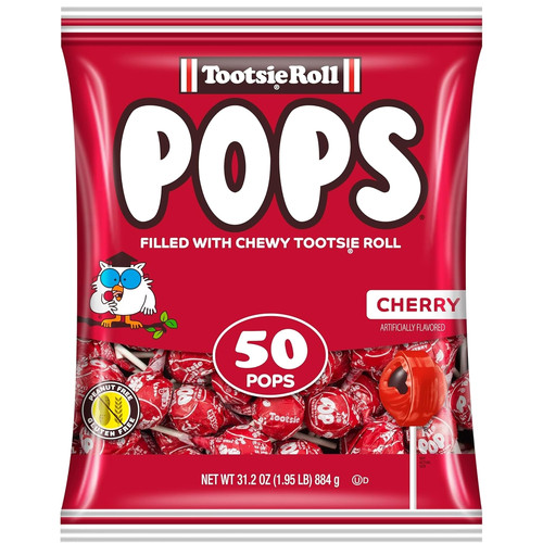 Tootsie pops cherry flavor - tootsie,