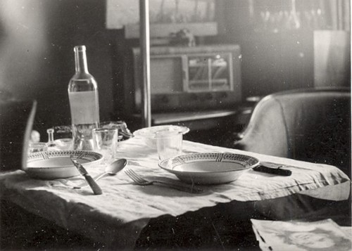 Lunch table study still life - still,