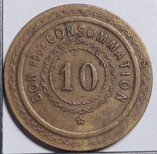 Jeton 10 centimes Bon pour