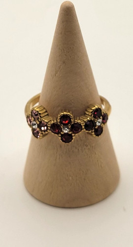 Bague dorée style - 👑,
