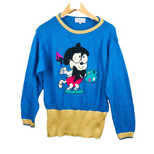 Profondo blu pull over femme