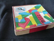 Ancien Jeu Construction Bois