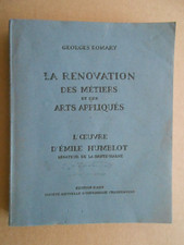 L'Œuvre d'Emile Humblot la rénovation des Métiers et Arts Appliqués 1923