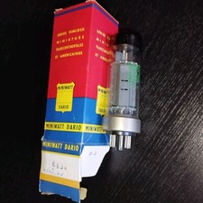 EL34  BASE METAL MINIWATT Tube Electronique  NOS     Lot 1 Pcs        I5H4