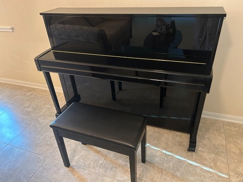 Black upright yamaha - black, series