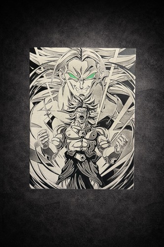 Tableau broly dragon ball - dragon, z