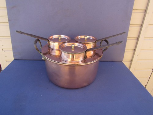 Rare ancien bain marie en - ancien,