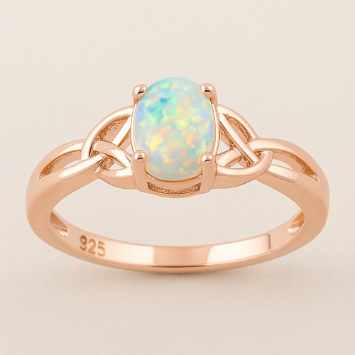 Bague anniversaire opale