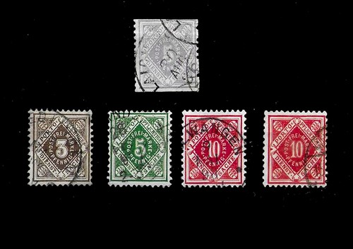 Timbres wurtemberg service - timbres,