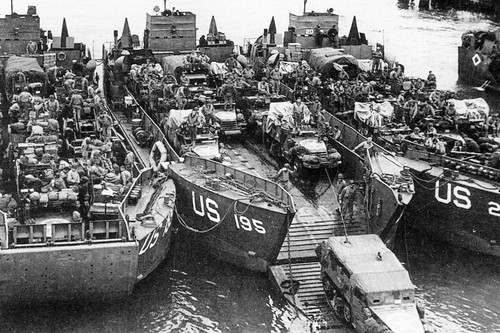Ww2 embarquement hommes et - -,