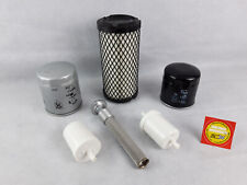 Filtre Ensemble (Grand) Convient À pour Kubota Bx 23 lb-T Huile Air Carburant