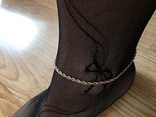 chaine de cheville or rose