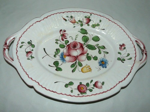 Ancien plat ovale ceramique - ancien,