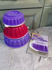 tupperware lot de 3 moules