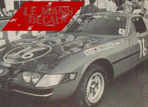 Décal ferrari 365 - décal, 4