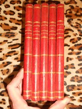 DULAURE - Histoire de Paris en 5 tomes - Lecrivain et Toubon, 1861