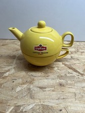 Théière Égoïste Lipton Vintage Jaune Collection