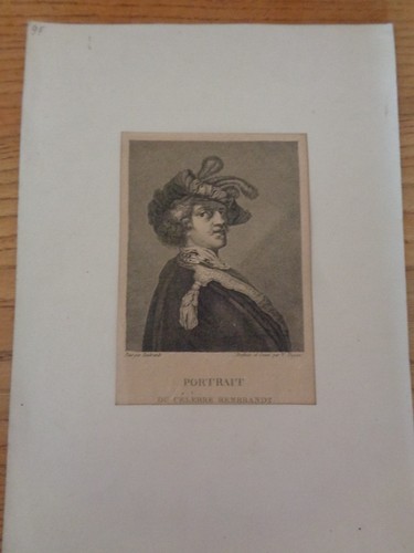 Gravure autoportrait - , de