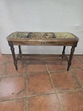 Ancienne Banquette De Piano En Noyer