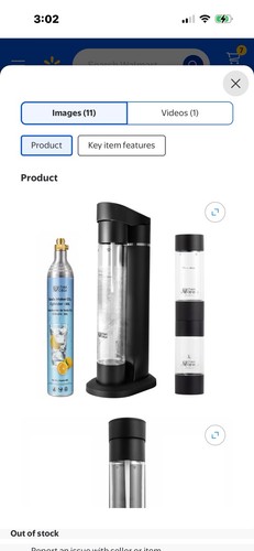 Soda stream machine water - soda,
