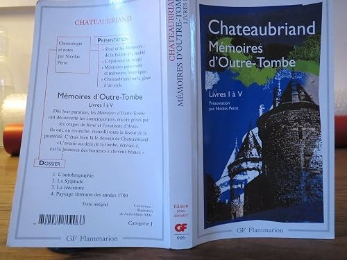 Mémoires outre tombe - mémoires, d'outre-tombe