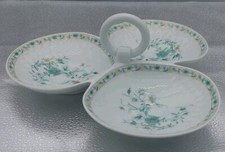 PLAT A MENDIANTS PORCELAINE DE