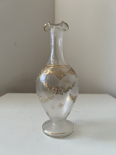 Carafe huilier verre décor - carafe, en
