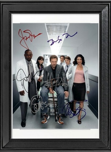Maison cast autographe avec - maison,