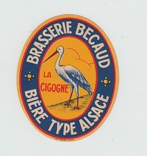 Ancienne étiquette Bière