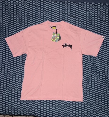 Customised bape stussy - customised, pink