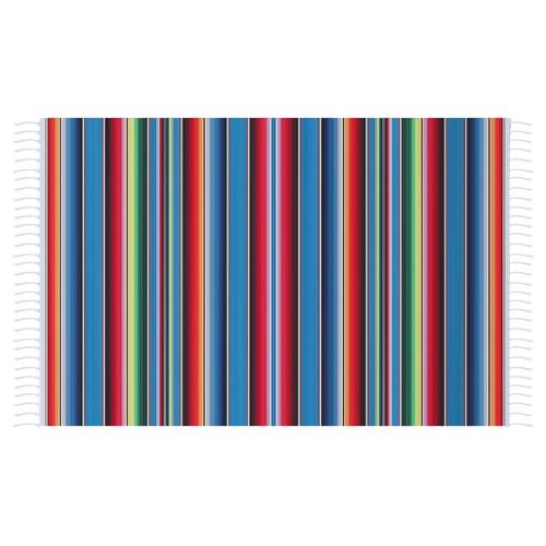 Couverture mexicaine sarape - mexicaine,