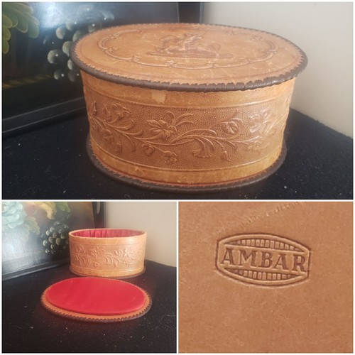 Boîte cuir année - cuir,
