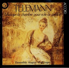 TELEMANN  musique de chambre pour viole de gambe  ENSEMBLE AUGUST WENZINGER