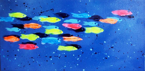 Poissons signed hayvon - poissons,