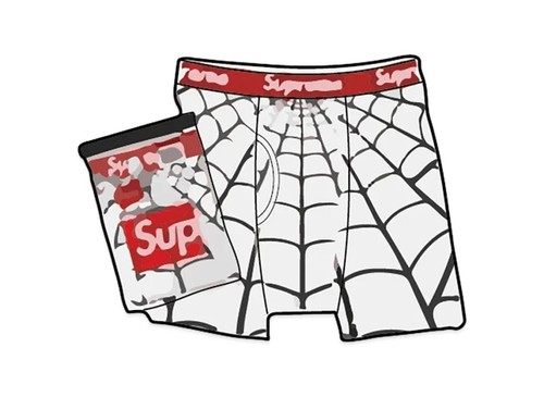 Supreme hanes spider man - x, spider-man