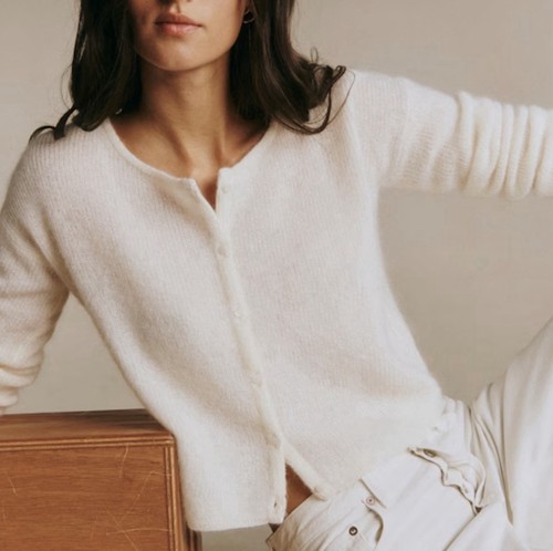 Sezane gaspard ivory ecru - ivory,