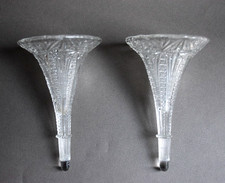 2 vases cornets anciens en