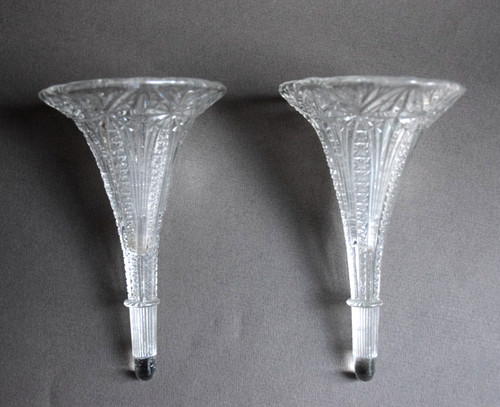 Vases cornets anciens en - 2,