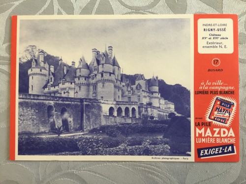 Buvard pile mazda château - buvard,