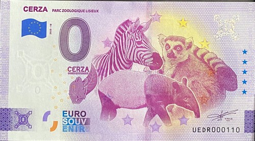 Billet euro cerza zoo de - 0,