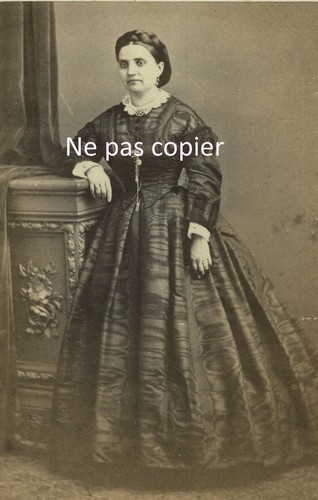Femme vers 1865 - vers, cdv