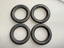 RARE ! Lot de 4 pneus Meccano